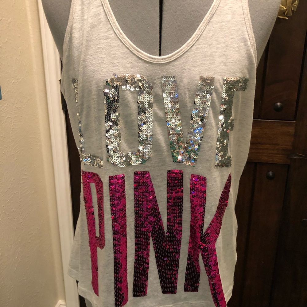 Pink brand tank